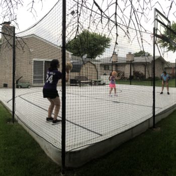 Basketball Court Barrier Netting and Containment Nets, Customer Photos