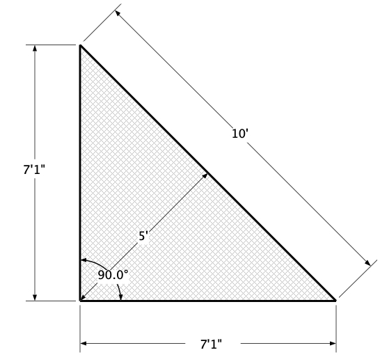 Custom Netting and Custom Nets Built To-Order, Including Triangular Shapes