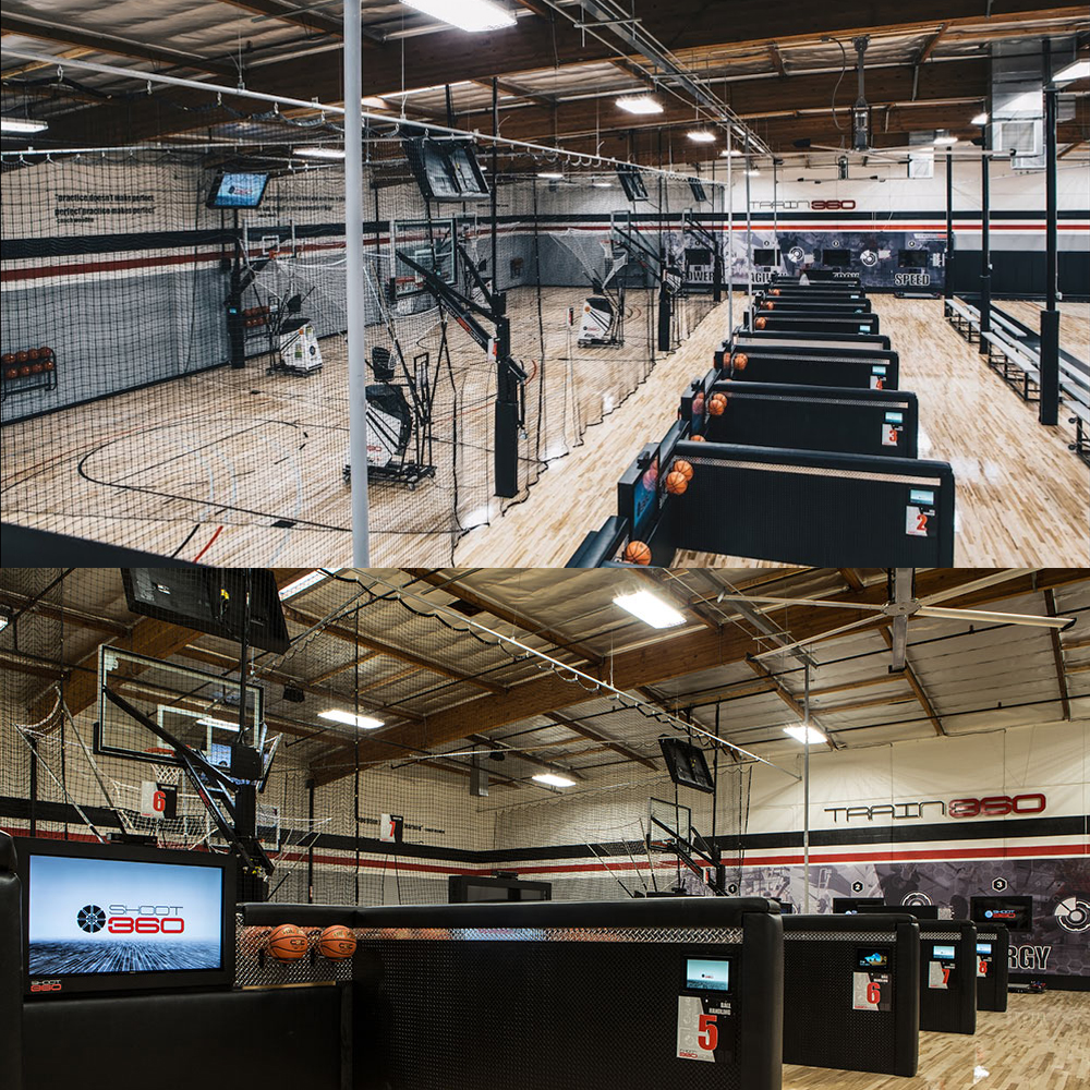 Basketball Training Facility Netting and Basketball Containment Nets