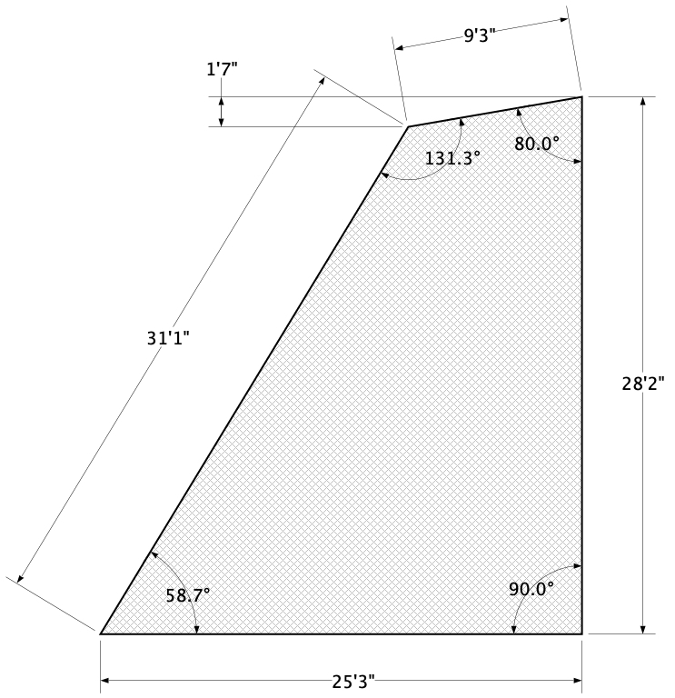 Custom nylon netting designed to match the outdoor garden location.