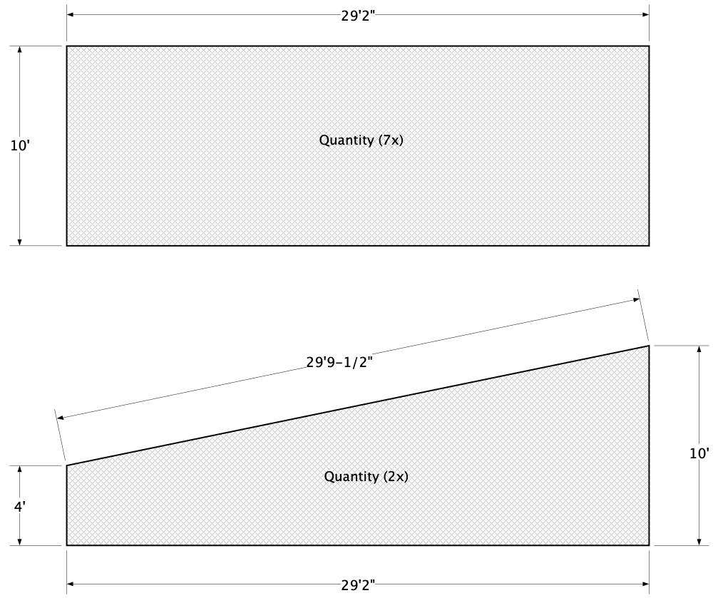 Baseball stadium barrier nets and spectator protection nets.