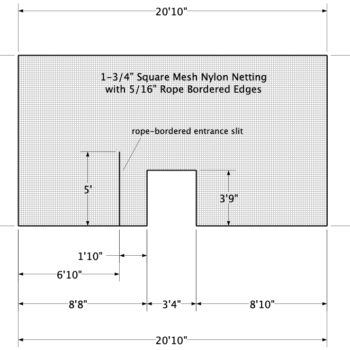 custom netting with unique production design