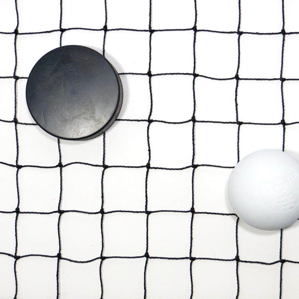 #12 X 1-1/2" Kevlar netting used for hockey protective nets and lacrosse barrier netting panels.