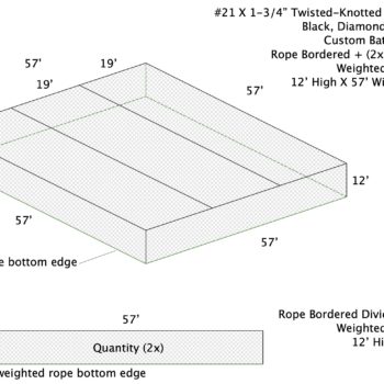 Athletic Facility Netting, Nets for Sports Training