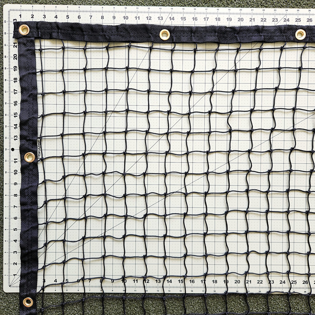 Custom court divider netting.