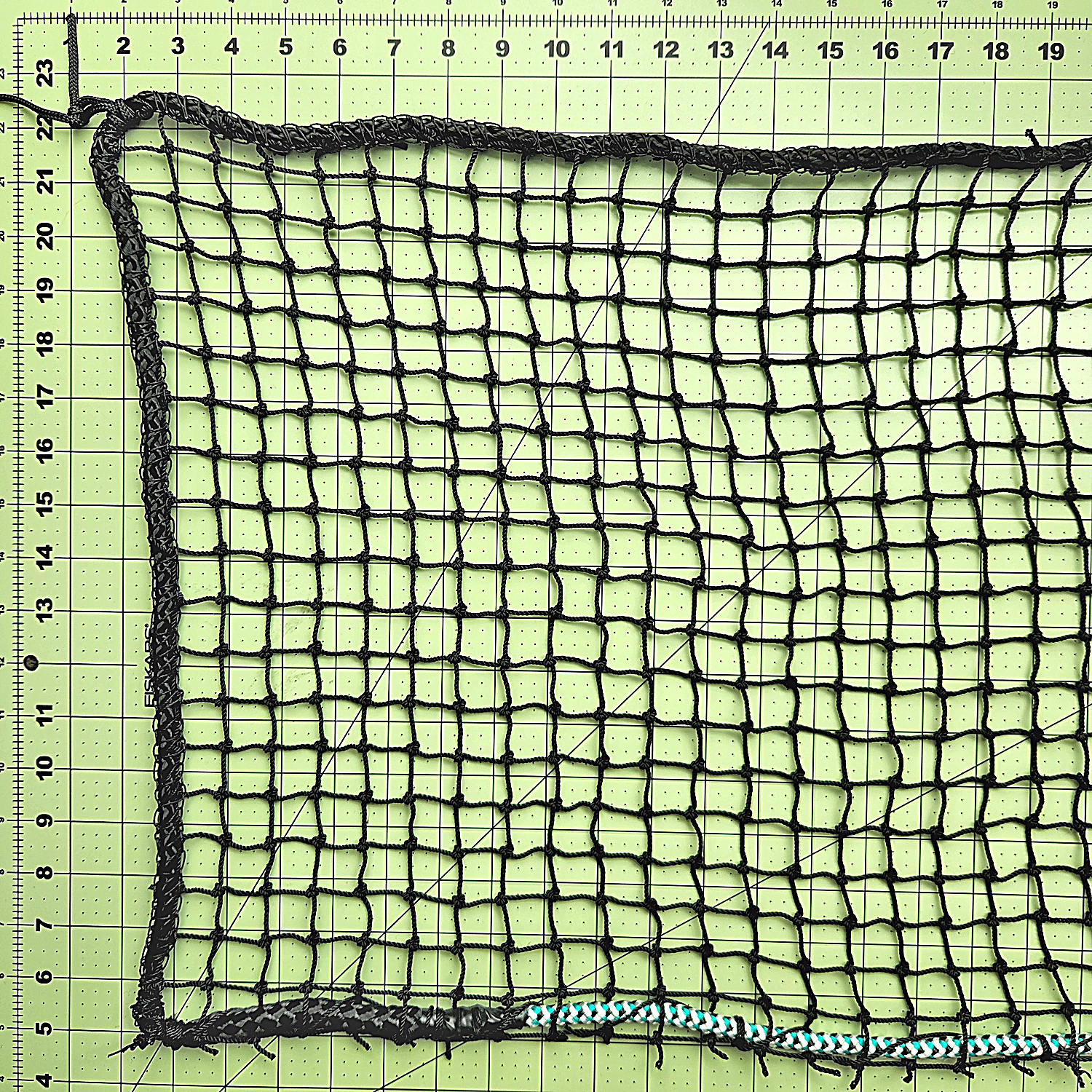 Netting Border Selection - Weighted Rope Bottom Edge - Custom Netting ...