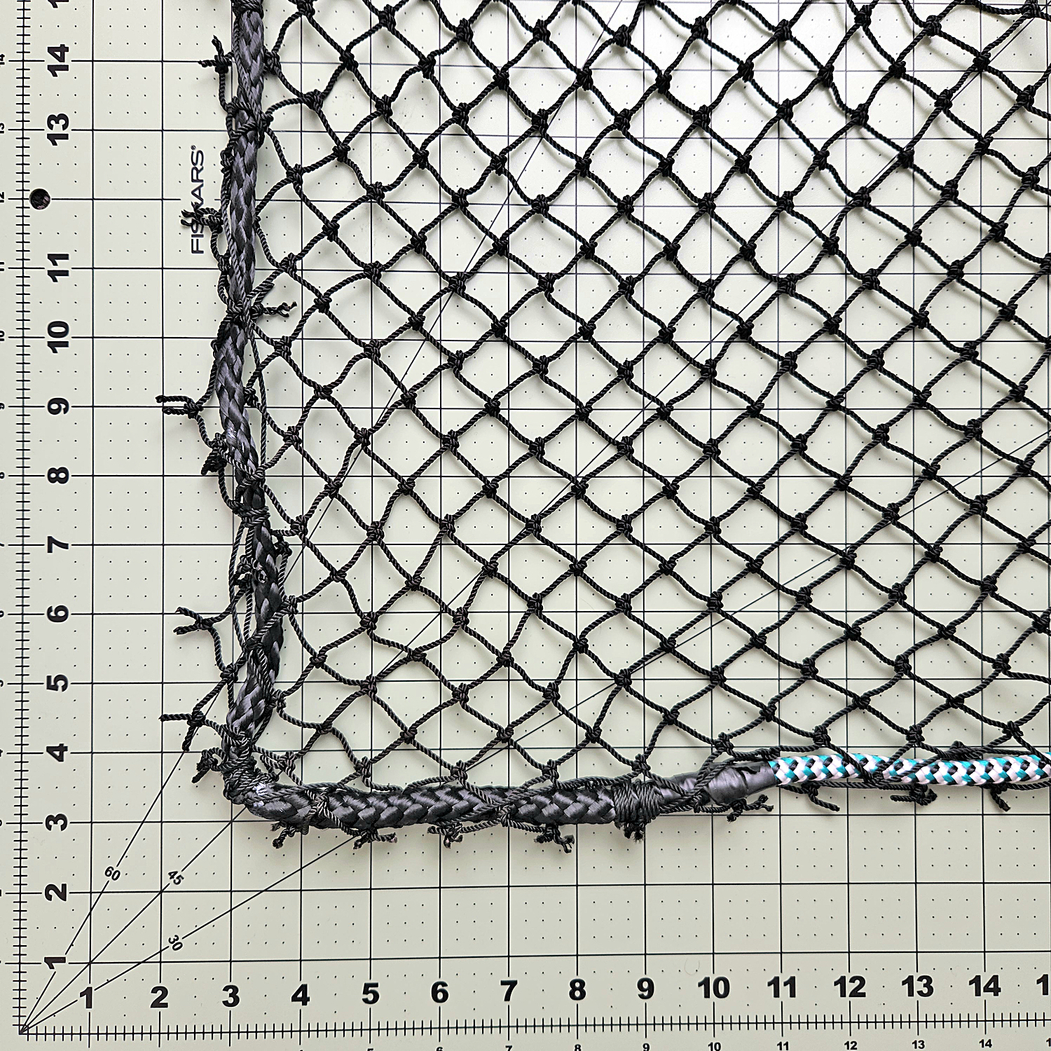 Netting Border Selection - Weighted Rope Bottom Edge - Custom Netting ...