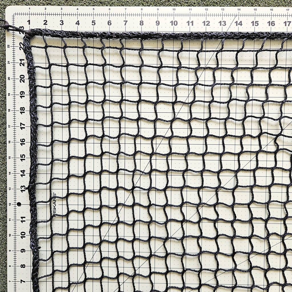 knotless nylon mesh rope bordered