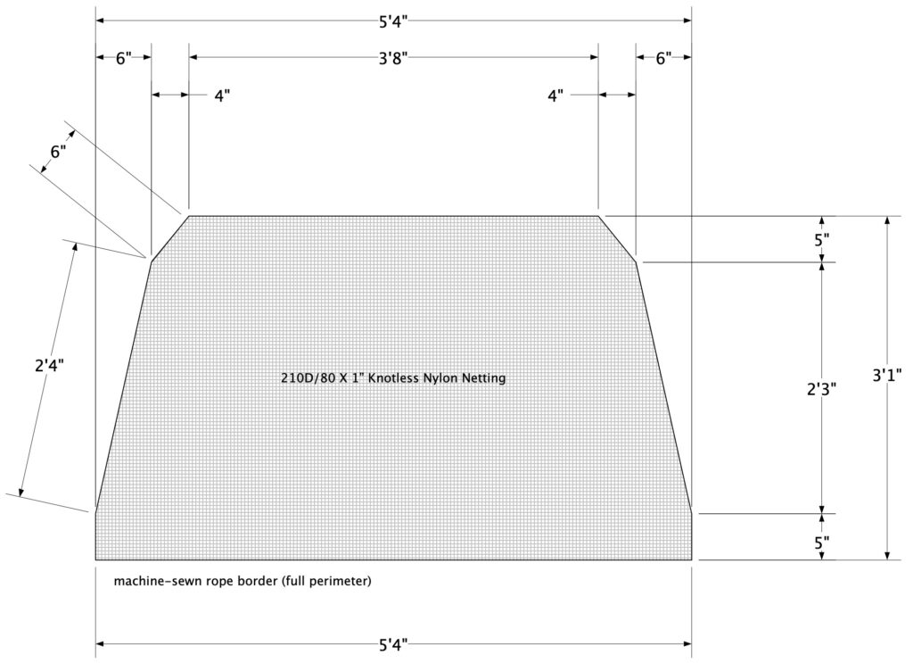 Custom specialized netting design