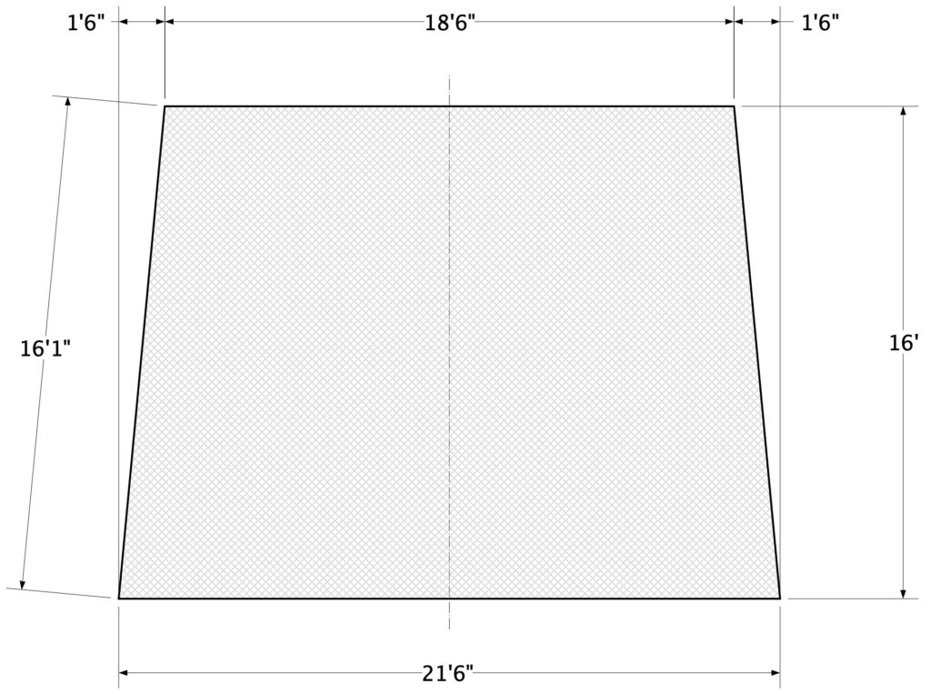 Baseball backstop netting for spectator protection