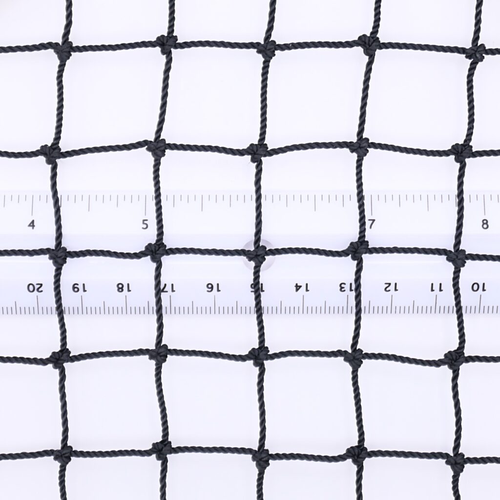 Nylon netting for debris barrier and small object containment