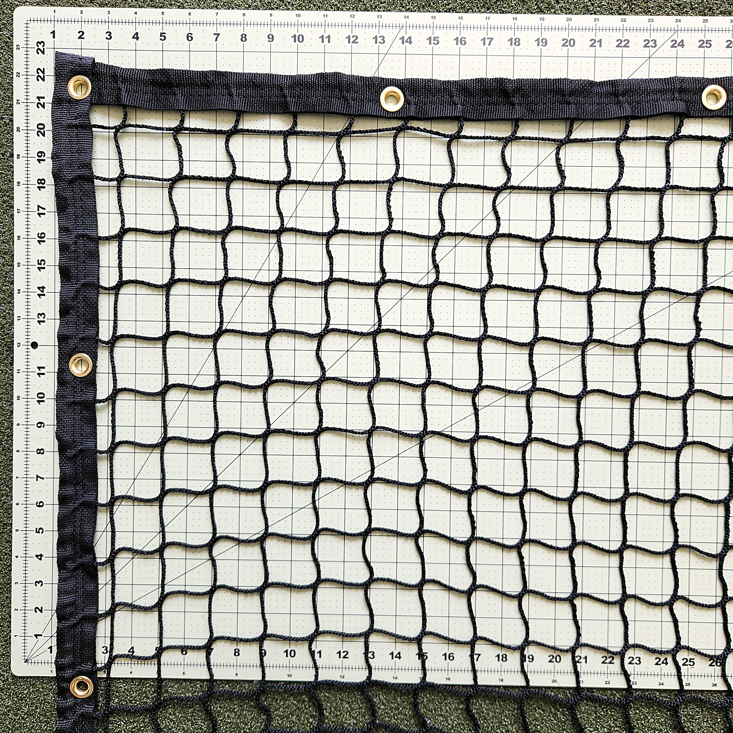 nylon netting 40 webbing grommet bordering