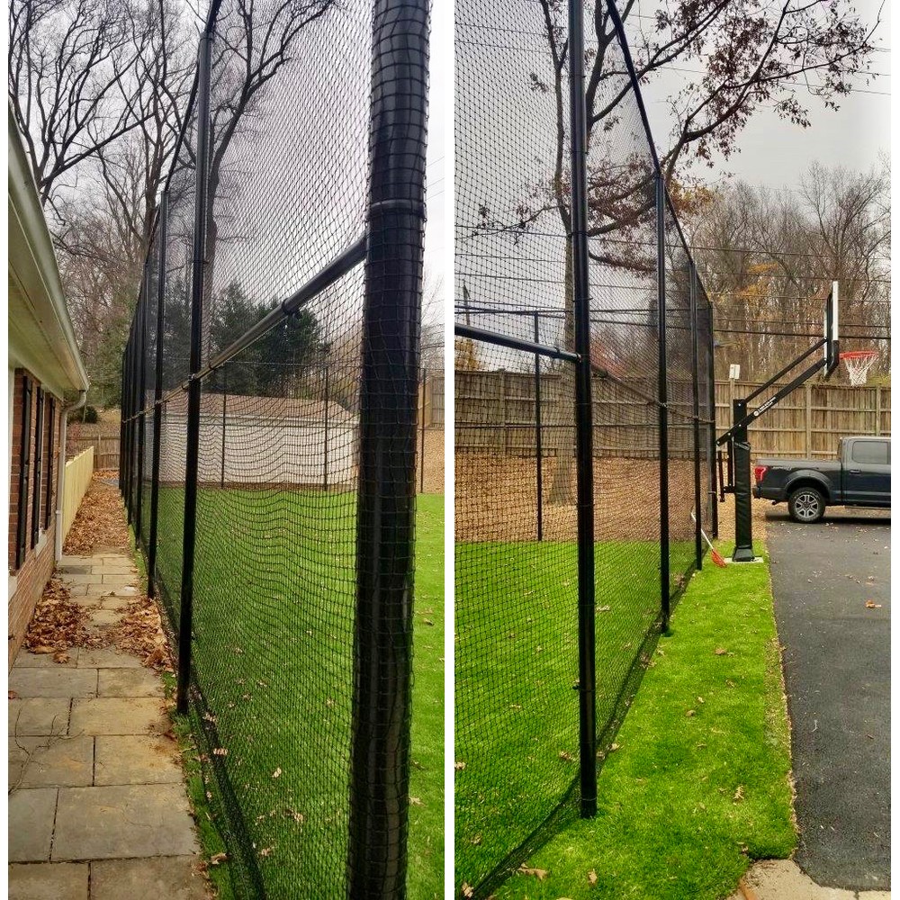 40' x 30' Soccer Volleyball Football Kickball Net Barrier Nylon Netting  4" #21 